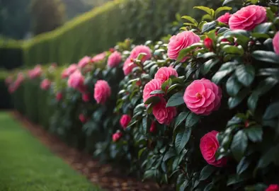 Popular Hedging Camellias In NZ.