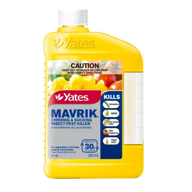 Mavrik insecticide container.